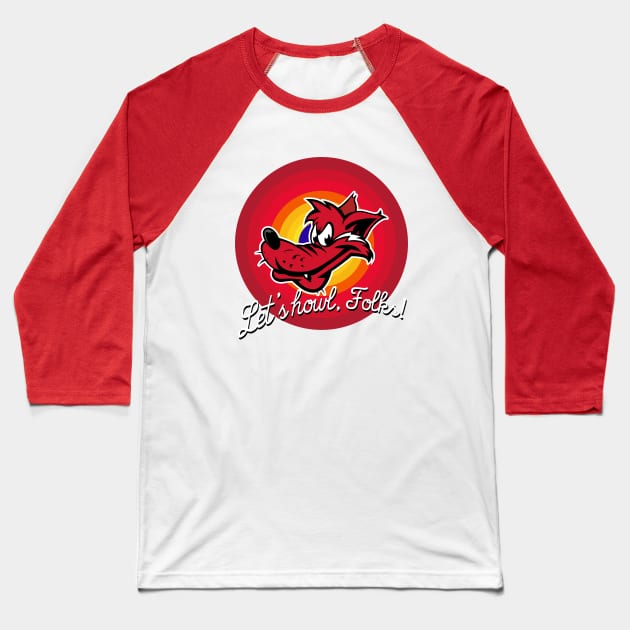 Let's Howl Baseball T-Shirt by rt-shirts